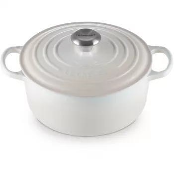 Le Creuset Signature pekáč okrúhly 24 cm Meringue (21177247164430)