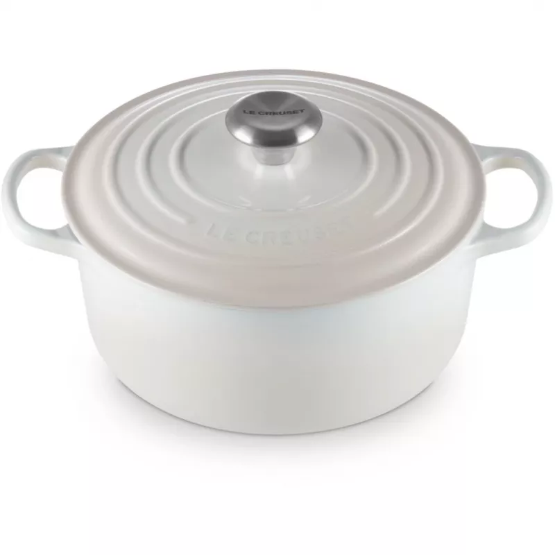 Le Creuset Signature pekáč okrúhly 24 cm Meringue (21177247164430)