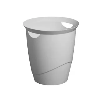 Odpadkový kôš okrúhly plastový sivý spoľahlivý 776010