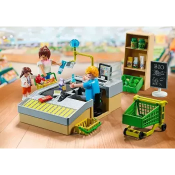 Playmobil Supermarket hracia sada 71648 viacfarebná plastová pre 3-4 roky