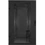 Triton - RMA-27-A68-BAX-A1 19 palcový sieťový rozvádzač 27HE, 600x800mm, sklenené dvere, čierny