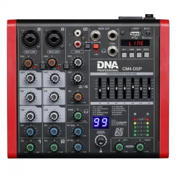 DNA CM4-DSP USB MP3 Bluetooth phantomový audio mixpult