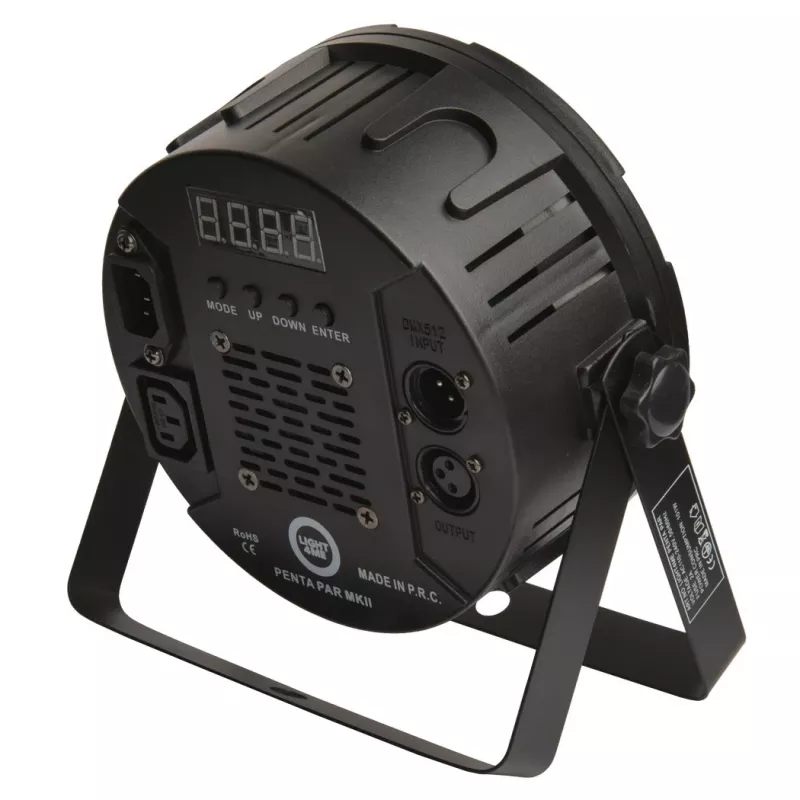LIGHT4ME PENTA PAR 8x12W MKII RGBWA- RGB LED reflektor