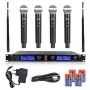 DNA WM4 Vocal Set - sada (bezdrôtový mikrofón, 4x ručný vysielač, UHF zvukový systém)