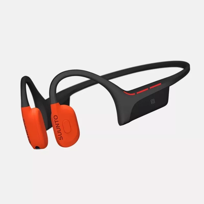 Suunto Wing 2 Coral Orange bezdrôtové kostné slúchadlá s powerbankou