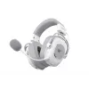 Over-ear slúchadlá HAVIT H2002YG — 2,4G bezdrôtové, Bluetooth, káblové, 20–20 000 Hz, dosah 10 m, 257 g (biela/sivá)