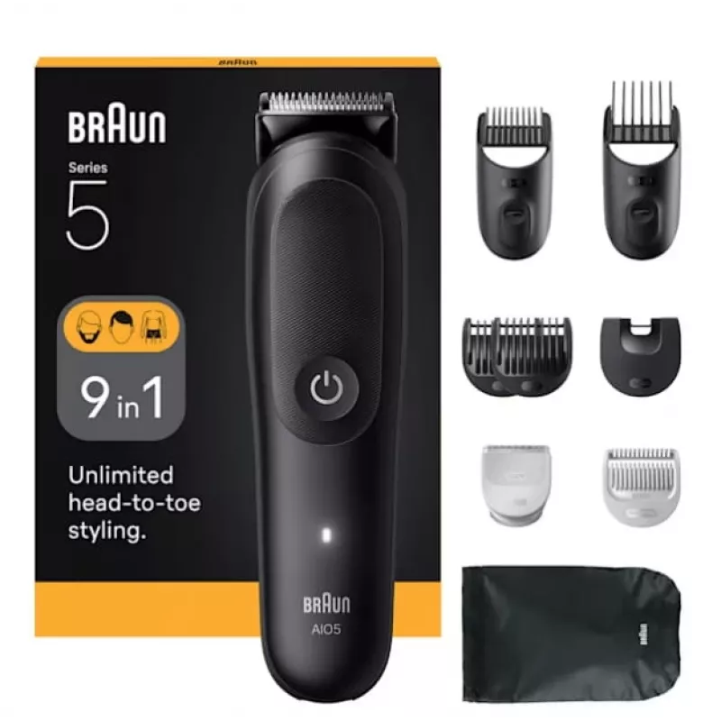 Strihač Braun AIO5540 čierny lithium-iónový 120 min