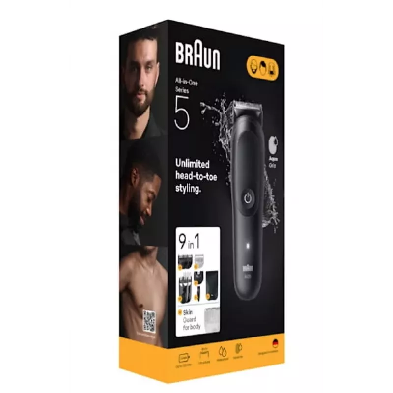 Strihač Braun AIO5540 čierny lithium-iónový 120 min