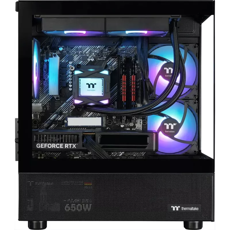 Desktop PC THERMALTAKE FTW A-Line LCS 5060 D5 herný PC, čierny/transparentný, Windows 11 Home