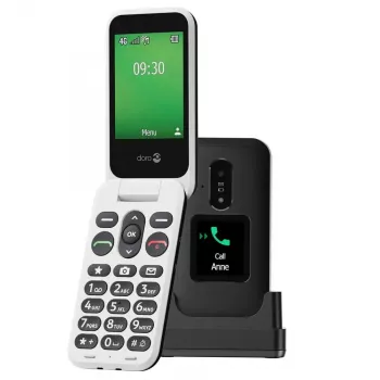 Feature telefón Doro Leva E30 2,8 palca 1150 mAh čierna biela