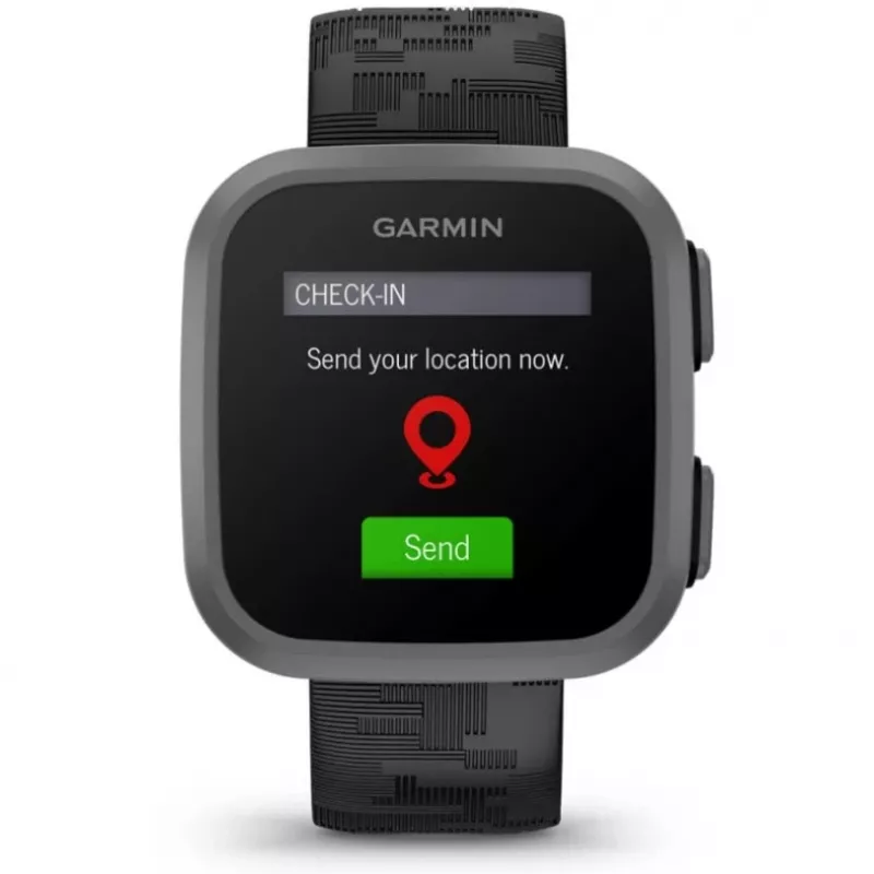 Garmin Bounce inteligentné hodinky, 3,3 cm (1,3") LCD, 240 x 240 pixelov, dotykový displej, 4G, Wi-Fi, GPS, čierne (010-02448-20)