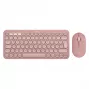Logitech Pebble 2 Combo klávesnica myš vrátane univerzálny RF Wireless + Bluetooth QWERTZ nemecká ružová (920-012205)