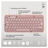 Logitech Pebble 2 Combo klávesnica myš vrátane univerzálny RF Wireless + Bluetooth QWERTZ nemecká ružová (920-012205)