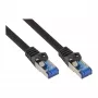 RNS® patch kábel SmartFLEX, Cat.6A, S/FTP, PiMF, bezhalogénový, 500MHz, čierny, 2m, Good Connections® (8060-SF020S)