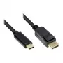 Good Connections GC-M0106 - 2 m - USB-C - DisplayPort - konektor samec - konektor samec - zlatá