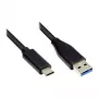 Good Connections GC-M0126 - 0,5 m - USB C - USB A - USB 3.2 Gen 1 (3.1 Gen 1) - 5000 Mbit/s - čierna