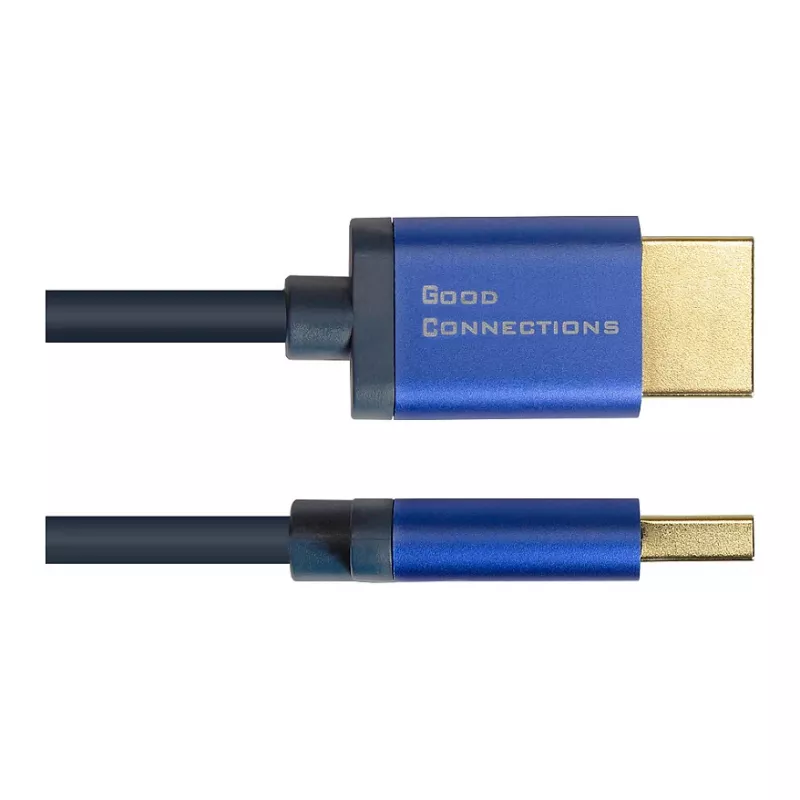 Good Connections 4521-SF010B - 1 m - HDMI Type-A (štandard) - HDMI Type-A (štandard) - 38,4 Gbit/s - modrá