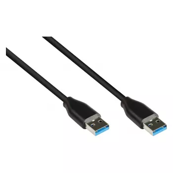 Good Connections 2831-AA010S - 1 m - USB A - USB A - USB 3.2 Gen 2 (3.1 Gen 2) - 10000 Mbit/s - čierna