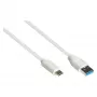 Good Connections 2831-AC005W – 0,5 m – USB A – USB C – USB 3.2 Gen 2 (3.1 Gen 2) – 10000 Mbit/s – biela