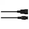 Alcasa P1405-S030 napájací kábel čierny 3 m C14 spojka C5 spojka (P1405-S030)