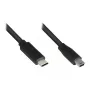 Prepojovací kábel USB 2.0, USB-C(TM) konektor samec na Mini-B-5-pin konektor samec, čierny, 3m, Good Connections (3310-CM030)