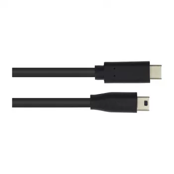 Prepojovací kábel USB 2.0, USB-C(TM) konektor samec na Mini-B-5-pin konektor samec, čierny, 3m, Good Connections (3310-CM030)