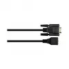 Good Connections GC 4945-MF - adaptérový kábel RJ45 konektor samica > D-Sub 9-pól. konektor samec čierna 0,1 m - sieťový - 0,1 m