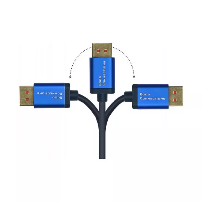 Alcasa SmartFLEX kábel – 5 m – DisplayPort – DisplayPort – konektor samec – konektor samec – 7680 x 4320 pixelov (4814-SF050B)