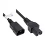 IEC Appliance-Hot-Condition Appliance-Connection kábel C14 (rovný) na C15 (rovný), čierny, 0,75 mm², 1 m, Good Connections® (P1450-S010)