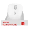 Speedlink LIBERA nabíjateľná bezdrôtová Bluetooth tichá myš biela