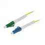 Synergy 21 optický patch kábel 1 vlákno 0,5 m LC-LC APC 9/125u OS2 G657A2 AD 2 mm flexibilný - Single- resp. Monomode vlákno - 0,5 m