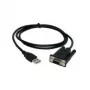 USB - RS-232 kábel EXSYS EX-1301-2F 1,8 m čierny
