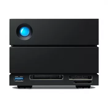 LaCie 2big Dock v2 60 TB stolové diskové puzdro, 2-slotové HDD úložisko