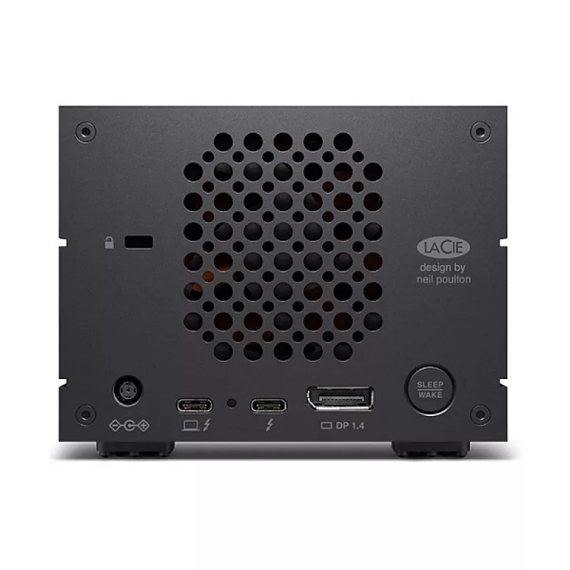 LaCie 2big Dock v2 60 TB stolové diskové puzdro, 2-slotové HDD úložisko