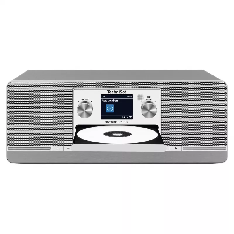 TechniSat DIGITRADIO 372 CD BT kuchynské rádio analógové a digitálne antracitové, strieborné