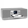 TechniSat DIGITRADIO 372 CD BT kuchynské rádio analógové a digitálne antracitové, strieborné