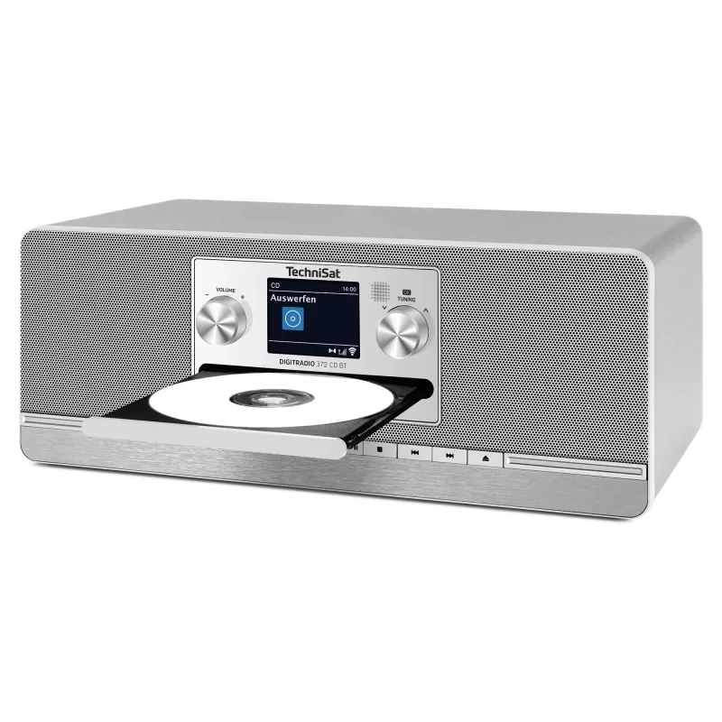 TechniSat DIGITRADIO 372 CD BT kuchynské rádio analógové a digitálne antracitové, strieborné