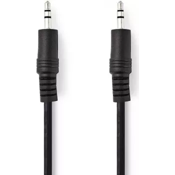 Nedis stereo audio kábel | 3,5 mm konektor | 3,5 mm konektor – niklovaný | 1,00 m | okrúhly | čierny | box