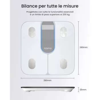 RENPHO Smart Body Scale Elis 1C A033 biela PEU-R-A033-W PEURA033W (PEU-R-A033-W)
