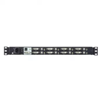 KVM prepínač ATEN 8-port 17,3 palcov DVI Full HD LCD