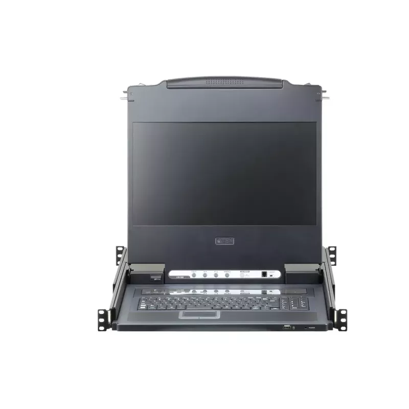 KVM prepínač ATEN 8-port 17,3 palcov DVI Full HD LCD