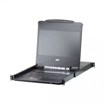KVM prepínač ATEN 8-port 17,3 palcov DVI Full HD LCD