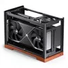 Jonsbo T9 čierna PC skriňa Mini skriňa ITX PCIe 5.0 riser kábel – strieborná (T9 SILVER PCIE 5.0)