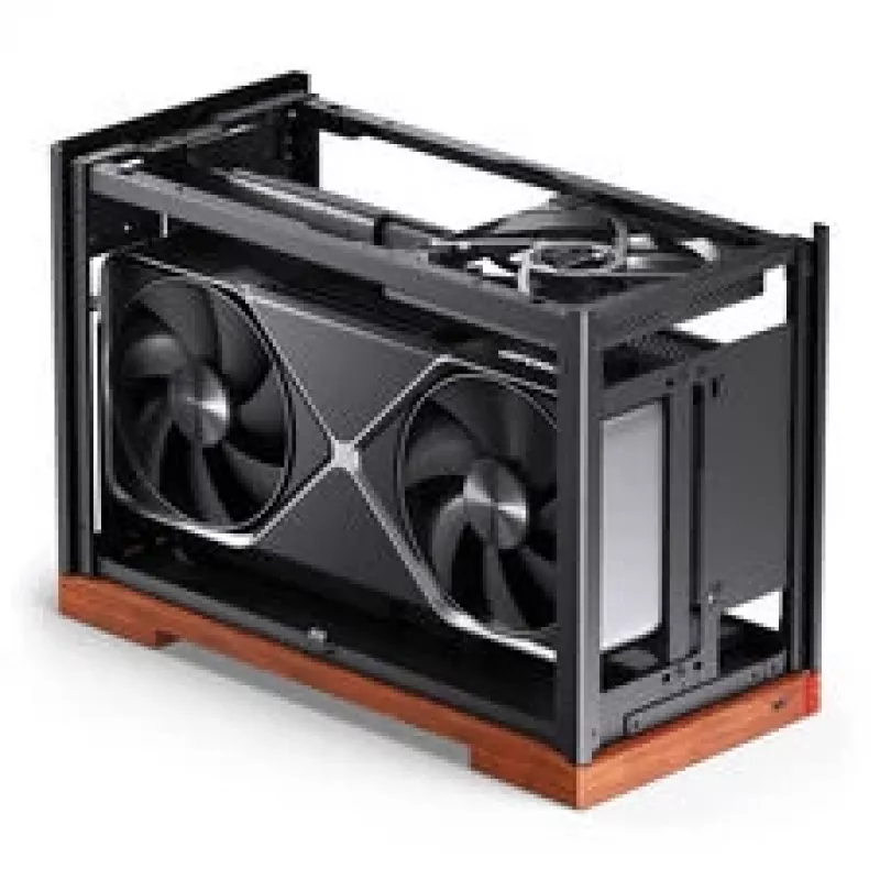 Jonsbo T9 čierna PC skriňa Mini skriňa ITX PCIe 5.0 riser kábel – strieborná (T9 SILVER PCIE 5.0)