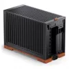 Jonsbo T9 čierna PC skriňa Mini skriňa ITX PCIe 5.0 riser kábel – strieborná (T9 SILVER PCIE 5.0)
