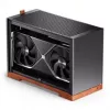 Jonsbo T9 čierna PC skriňa Mini skriňa ITX PCIe 5.0 riser kábel – strieborná (T9 SILVER PCIE 5.0)
