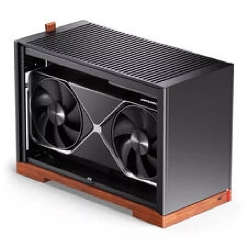 Jonsbo T9 čierna PC skriňa Mini skriňa ITX PCIe 5.0 riser kábel – strieborná (T9 SILVER PCIE 5.0)