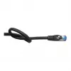 Alcasa 8060-SF100S sieťový kábel 10 m Cat6a S/FTP (S-STP) čierny (8060-SF100S)