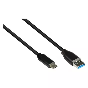Good Connections 2831-AC005S - 0,5 m - USB A - USB C - USB 3.2 Gen 2 (3.1 Gen 2) - 10000 Mbit/s - čierna