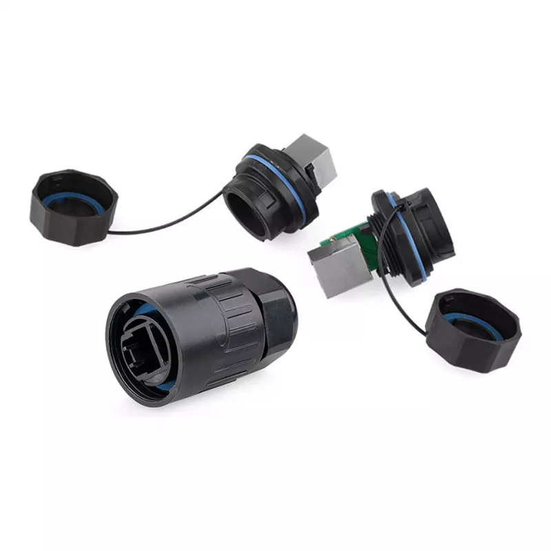 Alcasa IC06-R103 - RJ45 - čierna - meď - plast - silikagél - IP65 - IP67 - -40 - 80 °C (IC06-R103)